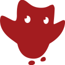 RedCoin red gaming mascot icon representing a female esports community in Tunisia