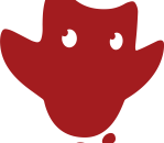 RedCoin red gaming mascot icon representing a female esports community in Tunisia